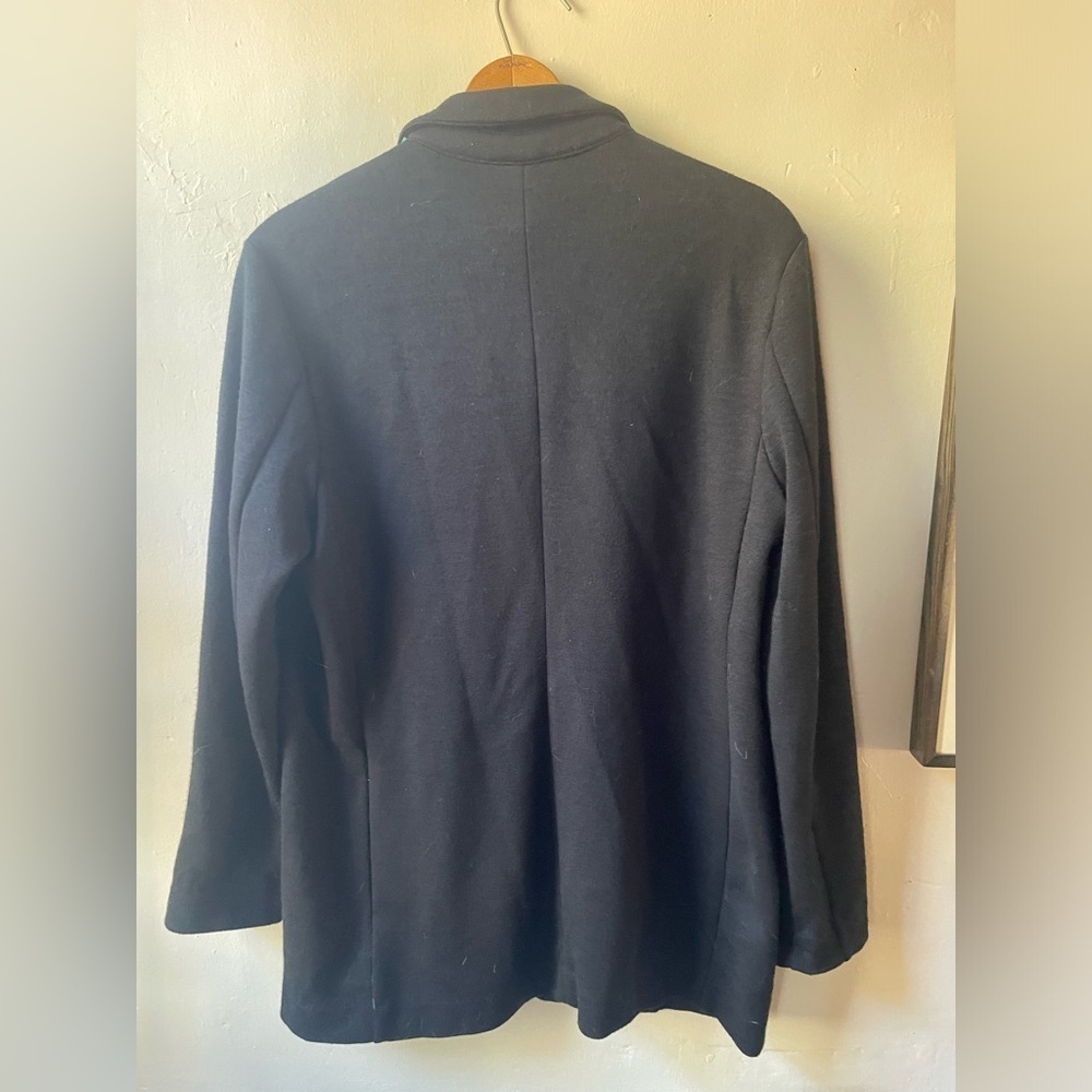 Gap Black Jersey Blazer Jacket Patch Pockets
Women’s Size Medium - Picture 5 of 7